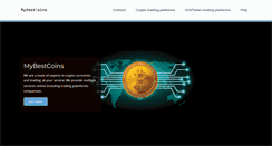 Desktop Screenshot of mybestcoins.com